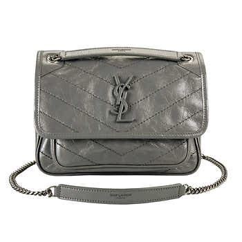 Yves Saint Laurent Sm Niki Vintage Crossbody, Storm 